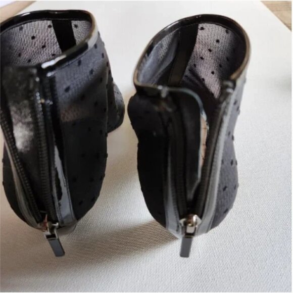 Christian Dior Pretty Polka Dot Mesh Booties - Picture 4 of 6